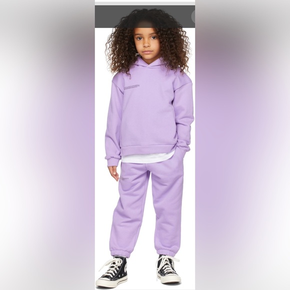 Pangaia 365 Kids Orchid Purple Organic Cotton Tracksuit - Picture 1 of 16